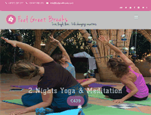 Tablet Screenshot of feelgreatbreaks.com